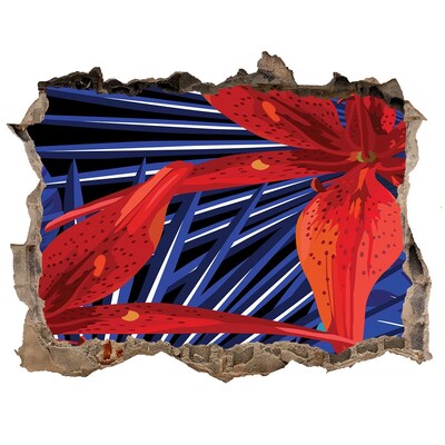 Fototapeta díra na zeď Květinový záblesk barev