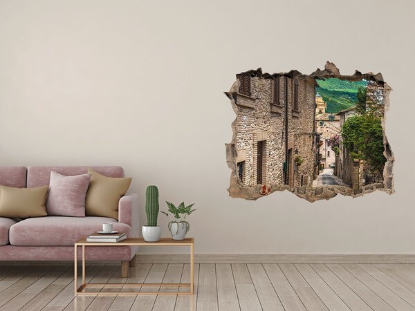 Fototapeta díra na zeď 3D Okouzlující město v Toskánsku