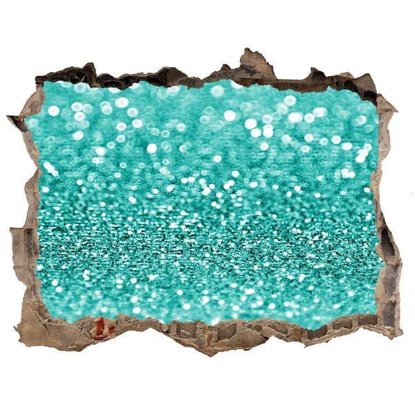 Fototapeta díra na zeď 3D Perlivá voda v díře ve zdi