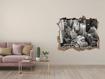 Nálepka fototapeta 3D výhled Pohled na městskou džungli