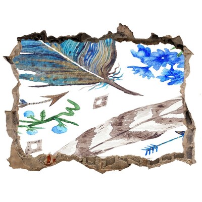 Díra 3D foto tapeta nálepka Tajemná oáza v džungli