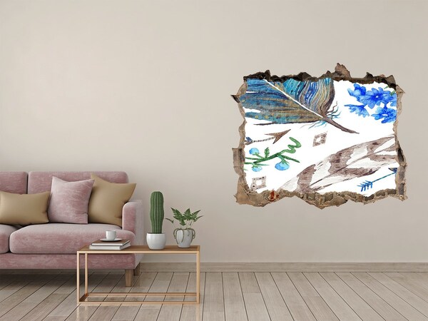 Díra 3D foto tapeta nálepka Tajemná oáza v džungli