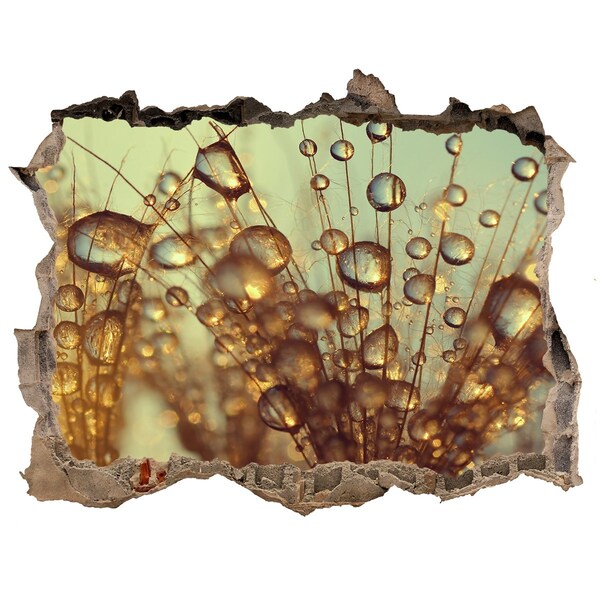 Samolepící díra na stěnu Kapky na jemné vlasy