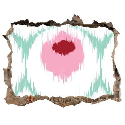 Fototapeta díra na zeď Zvuková iluze v betonu