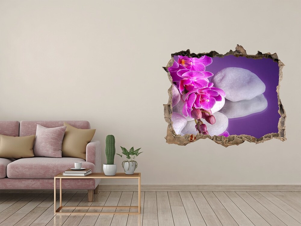 Fotoobraz díra na stěnu Orchidej