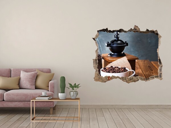 Fototapeta díra na zeď Káva v domácí kavárně