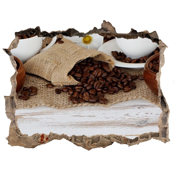 Nálepka fototapeta 3D na zeď Káva v přírodním prostředí