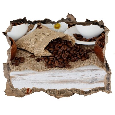 Nálepka fototapeta 3D na zeď Káva v přírodním prostředí