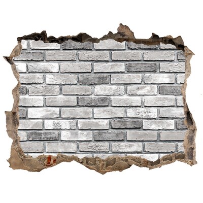 Nálepka fototapeta 3D na zeď Zničená cihlová zeď