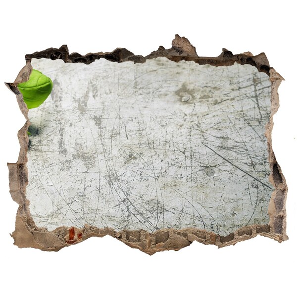 Fotoobraz díra na stěnu Zničená zeď s výhledem na oblohu