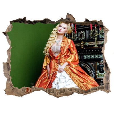 Fotoobraz díra na stěnu Královský ples v historickém interiéru