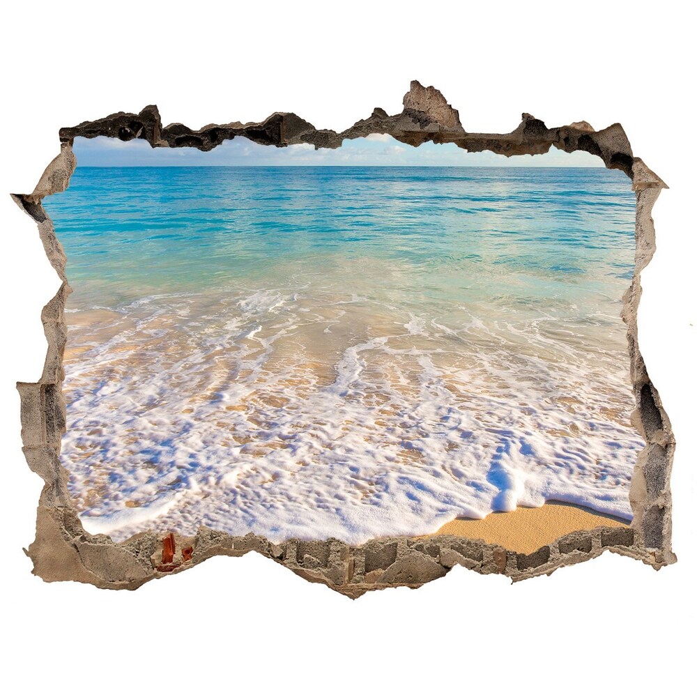 Fotoobraz díra na stěnu Hawajská pláž