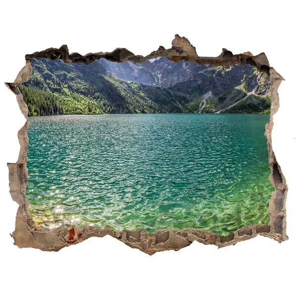 Samolepící díra na stěnu Jezero v horách