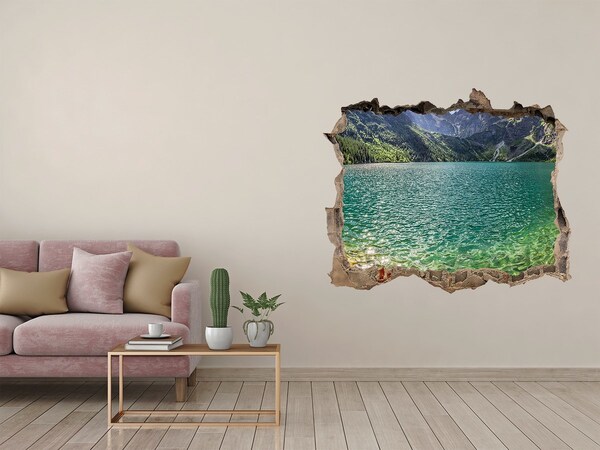 Samolepící díra na stěnu Jezero v horách
