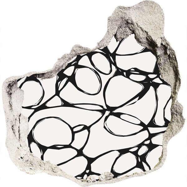 Fototapeta díra na zeď Abstraktní vzory na zdi