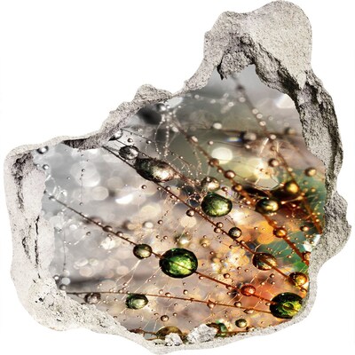 Samolepící nálepka na zeď Krystalová struktura ve světle