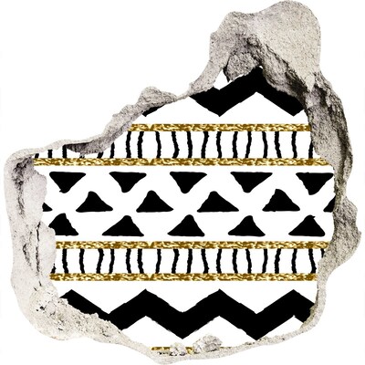 Fototapeta díra na zeď Stylizovaný otvor ve zdi