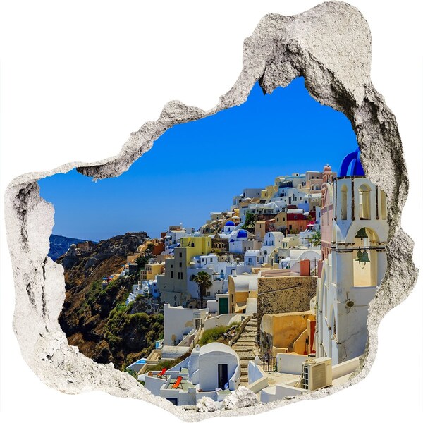 Samolepící nálepka Santorini ve slunci
