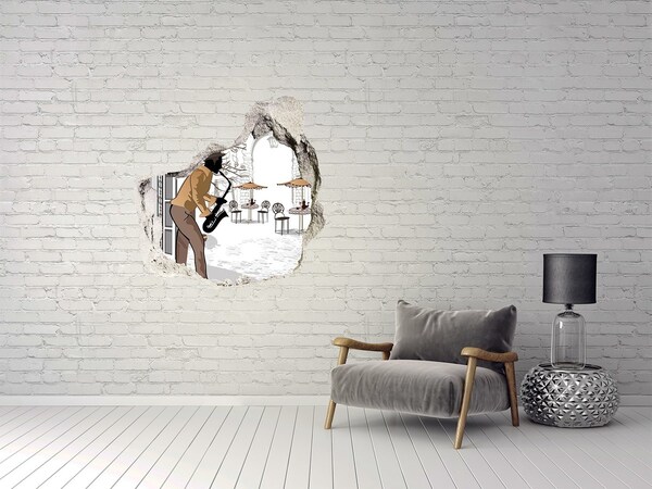 Fototapeta díra na zeď Hudební kavárna v Paříži