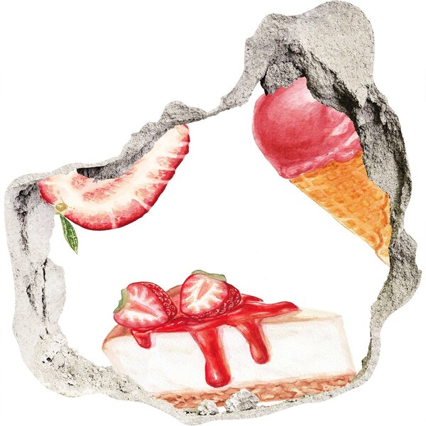 Samolepící nálepka beton Sladké radosti léta