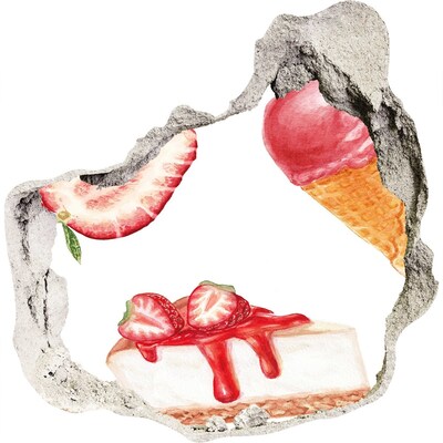 Samolepící nálepka beton Sladké radosti léta