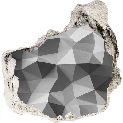 Díra 3D foto tapeta Geometrický otvor ve zdi