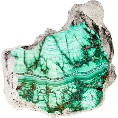 Díra 3D foto tapeta nálepka Malachitová jeskyně