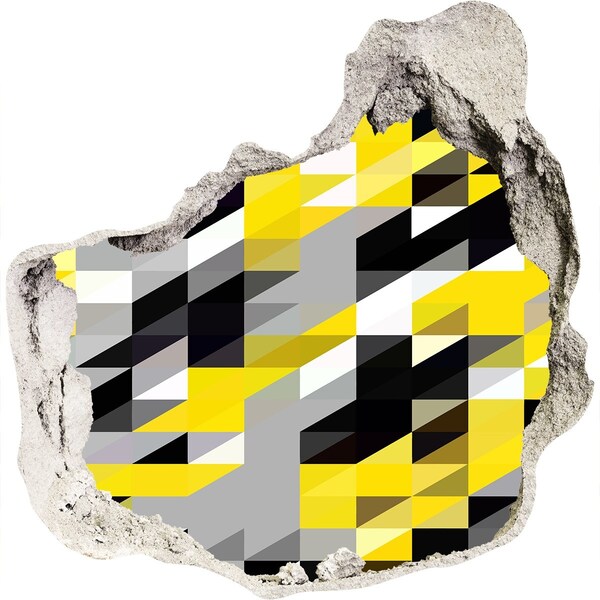 Díra 3D foto tapeta nálepka Abstraktní díra ve zdi