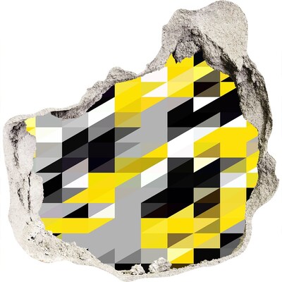 Díra 3D foto tapeta nálepka Abstraktní díra ve zdi