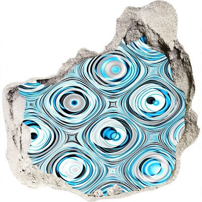 Fototapeta díra na zeď Vodní víry v betonu