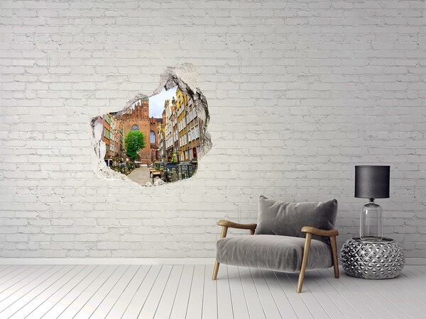 Fototapeta díra na zeď Gdaňsk Polsko