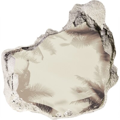 Samolepící nálepka fototapeta Tropická oáza za zdí