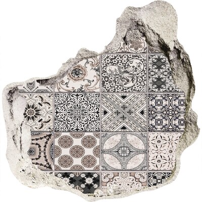 Fototapeta díra na zeď Dlaždice ve vintage stylu