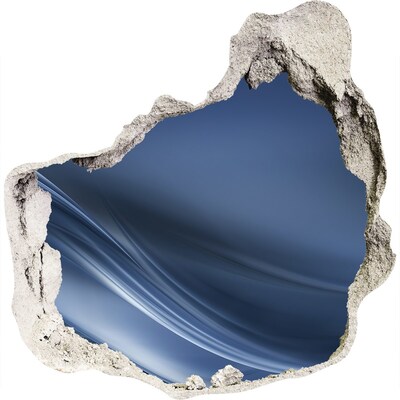 Samolepící díra na stěnu Díra ve zdi s výhledem na oblohu