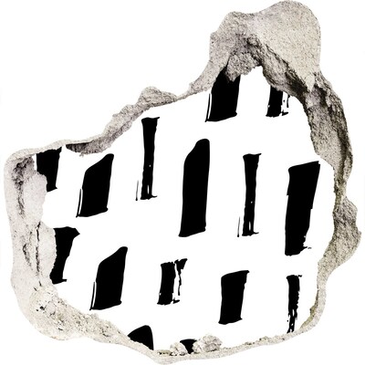 Fototapeta díra na zeď Zřícená zeď s výhledem na město