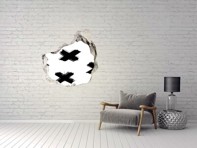 Fototapeta díra na zeď Stylová díra ve zdi