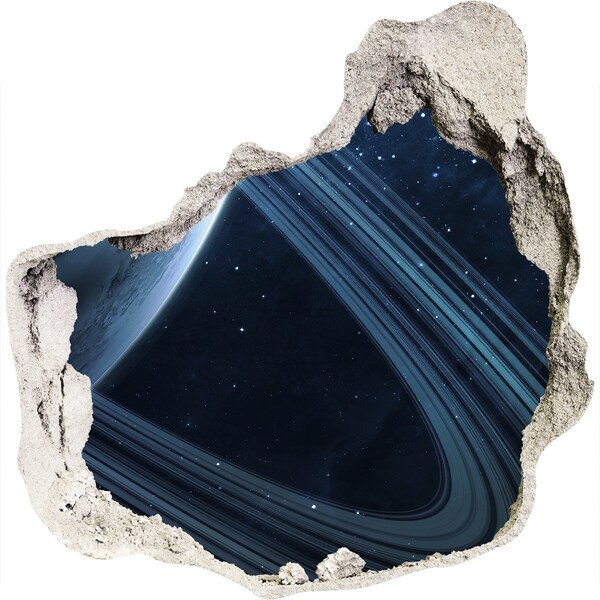 Foto fotografie díra na zeď Vesmírná díra ve zdi