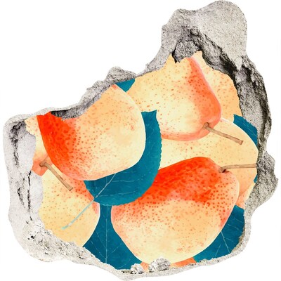 Samolepící nálepka beton Ovocný ráj za zdí