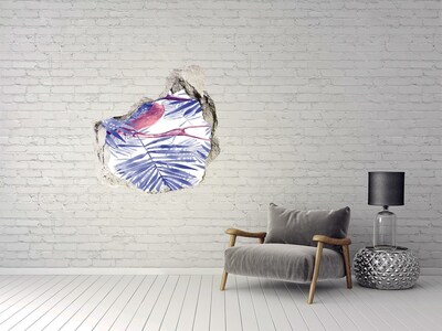 Díra 3D fototapeta nálepka Tropický ráj za zdí