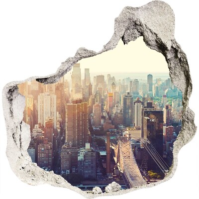 Fototapeta díra na zeď Pohled z díry ve zdi