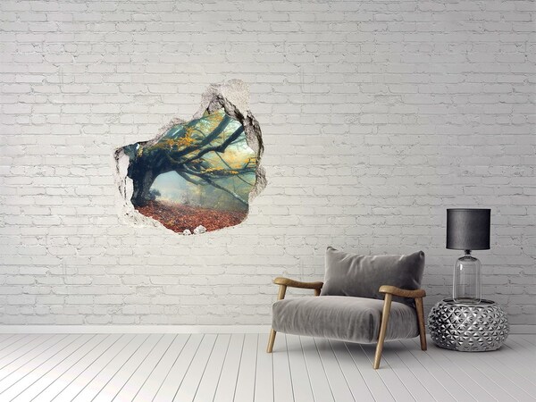 Fototapeta nálepka na zeď Kouzelný les ve svém podzimním rouše