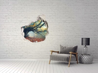 Fototapeta nálepka na zeď Kouzelný les ve svém podzimním rouše