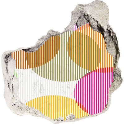 Fototapeta díra na zeď Abstraktní díra ve zdi