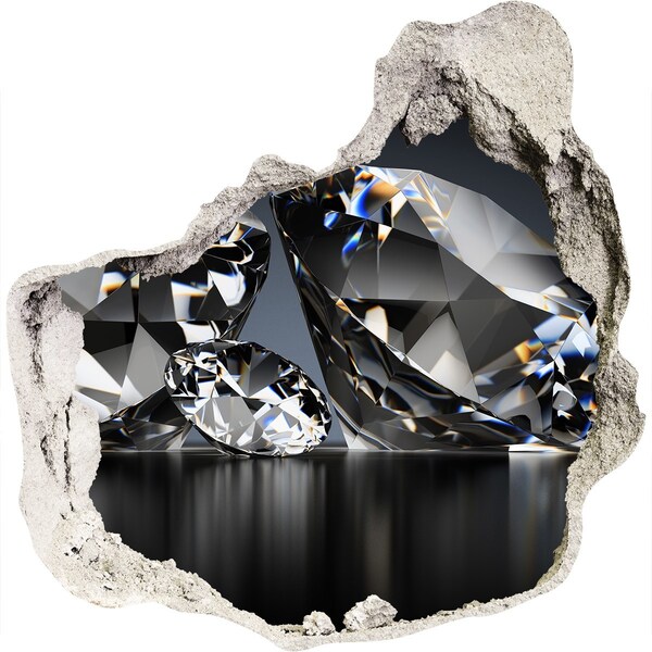 Samolepící díra na stěnu nálepka Diamantová jeskyně