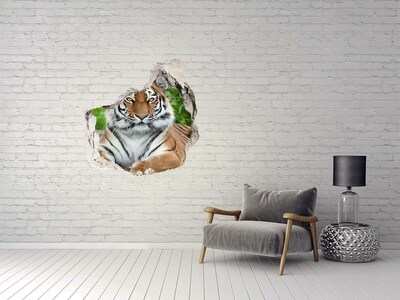 Díra 3D fototapeta nálepka Sibiřský tygr