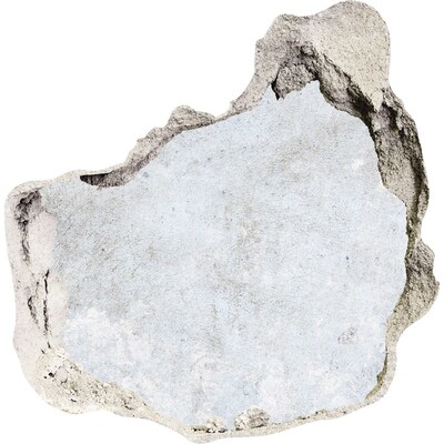 Fototapeta díra na zeď Poškozená zeď s modrým pozadím