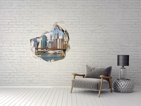 Fototapeta díra na zeď 3D Manhattan New York