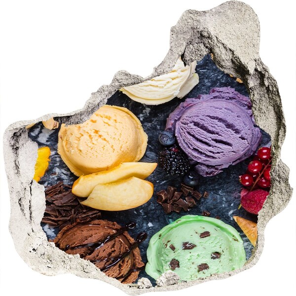 Nálepka díra na zeď Ledové šílenství