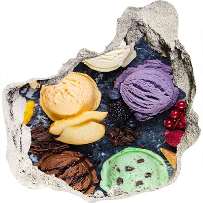 Nálepka díra na zeď Ledové šílenství