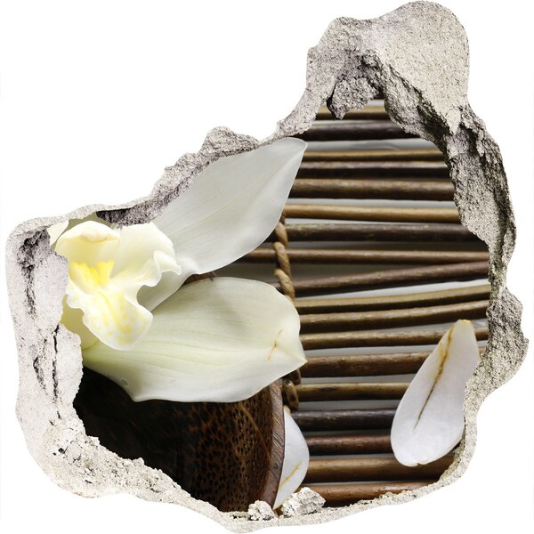 Fototapeta nálepka na zeď Květinová oáza mezi kameny